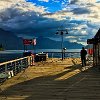 A quiet evening at Queenstown Harbor